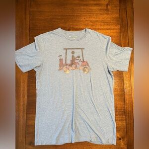 Travis Mathew Light Blue Graphic Tee